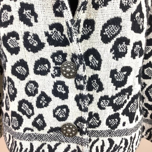 VINTAGE TAPESTRY ANIMAL PRINT PAINTED PONY BLAZER - Picture 4 of 10